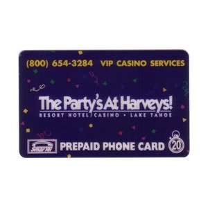   Card 20m The Partys At Harveys Resort Hotel / Casino (Lake Tahoe