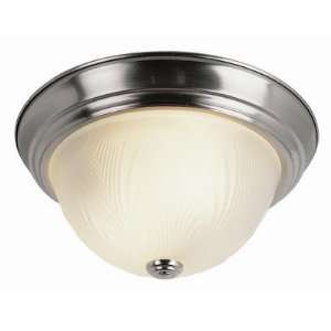 Trans Globe 58800 AW Two Light Flush Mount, Antique White Finish with 