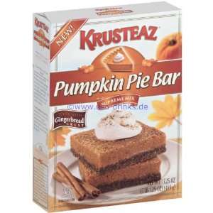 Krusteaz Pumpkin Pie Bar Supreme Mix  Grocery & Gourmet 