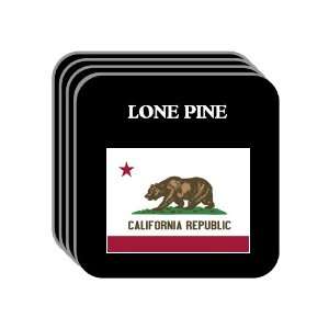  US State Flag   LONE PINE, California (CA) Set of 4 Mini 