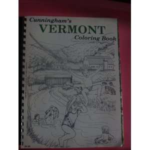  Vermont Coloring Book Jim C. Cunningham, Maggie Cunningham Books