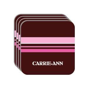 Personal Name Gift   CARRIE ANN Set of 4 Mini Mousepad 