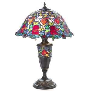  Twisting Floral Double Lit Table Lamp