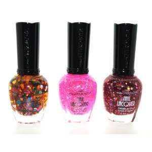   Nail Lacquer Combo Set   Pink Twinkly Glitter