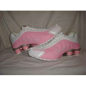 Nike Shox R4 Pink/White/Grey Women Size 6.5