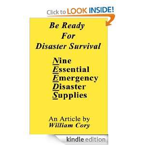   For Disaster Survival   Nine Essential Emergency Disaster Supplies