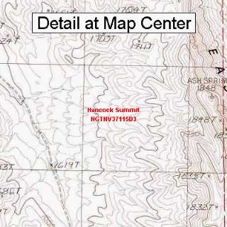   Map   Hancock Summit, Nevada (Folded/Waterproof)