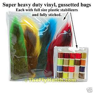 Fly Hive Fly Tying Storage Bags Large w plastic inserts  