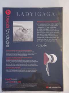 E56 New In Box Dr Dre Lady Gaga Heartbeats Headphones w/Mic for iPhone 
