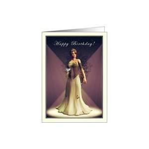 Drag Queen   Happy Birthday   Princess in Drag Design Card 