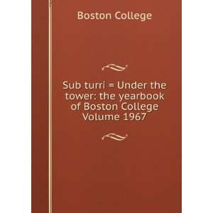Sub turri  Under the tower the yearbook of Boston College Volume 