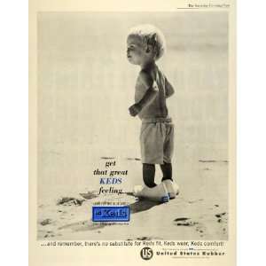  1962 Ad Rubber Keds Shoes Champion Baby Boy Child Footwear 