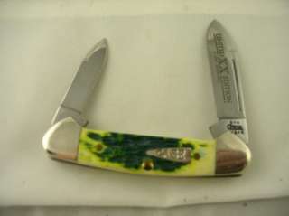   XX 2002 Limited Ed Green Apple Baby Butterbean Knife 62132 SS  