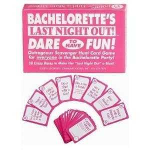 Bundle Bachelorettes Last Night Out Game and 2 pack of Pink Silicone 