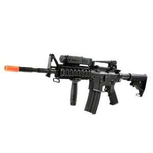  440 FPSFull Metal M4A1 SOCOM AEG Rifle w/ Retractable 