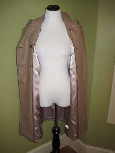 CREW Wool Cashmere Icon Trench Coat 10 $325 SOLDOUT  