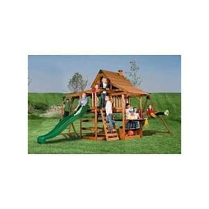  Sierra Cedar Wood Backyard Playset in Brown: Toys & Games