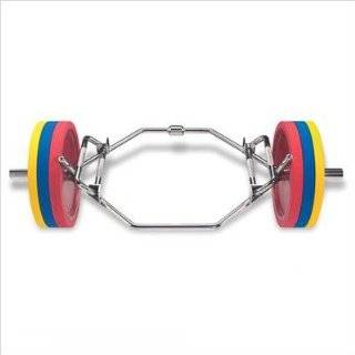 Multi Hex International Dead Lift / Shrug Bar with Hi Lo Handles And 