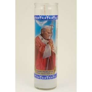  Religious Candles 8 Inches Juan Pablo II: Home & Kitchen