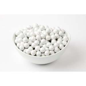 Pearl White Sixlets (10 Pound Case):  Grocery & Gourmet 