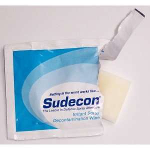 Sudecon Decontaminate Pepper Spray Wipes (Single Pouch):  