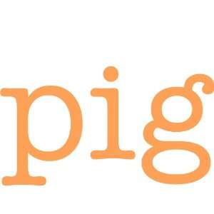 pig Giant Word Wall Sticker 
