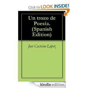 Un trozo de Poesía. (Spanish Edition) José Castelao López  
