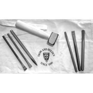  SOFT STONE HAND CARVING SET WITH SQUARE HAMMER: Home 