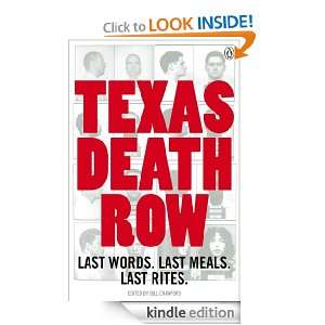 Texas Death Row Bill Crawford  Kindle Store