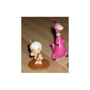   Set of 2 pvc Figures Dino Dinosaur, Bamm Bamm Rubble Toys & Games