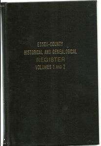 Genealogy Essex County MA Historical Register 1894 95  