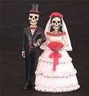 Day Of The Dead Bride And Groom Wedding Topper Couple S