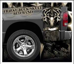 Tribal Deer Buck Hunting truck bed band decal graphic striping  