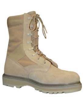 Tan Hot Weather Combat Boots by TRU SPEC  Leather/Nylon  