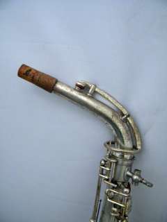   Buescher True Tone Low Pitch Alto Saxophone Silver tru #220596  