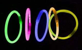 100 pcs 8 Assort Color Glow Stick Bracelet Necklace Wholesale Party 