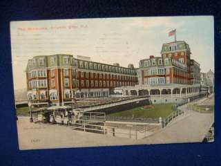 Shelburne Hotel   Atlantic City N.J. 1910 postcard  