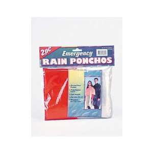  Emergency Rain Ponchos 