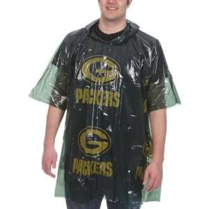    Green Bay Packers RM2 Lightweight Rain Poncho: Sports & Outdoors