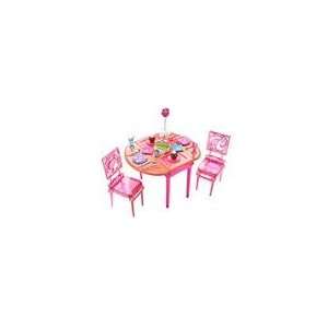    Mattel Barbie Dinner To Dessert Dining Room Set: Toys & Games