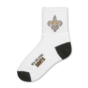   New Orleans Saints Youth Black NFL Logo/Name Socks: Sports & Outdoors