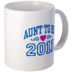 Aunt To Be 2011 New baby Mug by CafePress:  Kitchen 