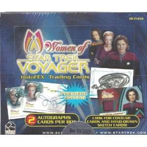   2001 Rittenhouse Women Of Star Trek Voyager Box: Sports Collectibles