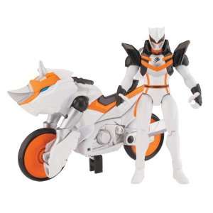   Power Ranger Cycles with 5 Figure   Rhino Battle Bike: Toys & Games