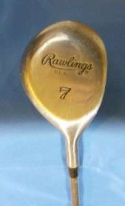 RAWLINGS LEE TREVINO #7 FAIRWAY WOOD RH STEEL SHAFT 42 INCHES LONG 