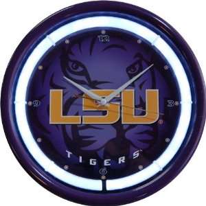  LSU Tigers Plasma Neon Clock