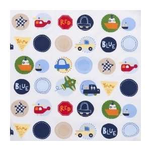  Circo Crib Sheet Transportation White Baby