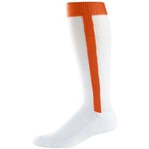  Youth Baseball Stirrup Socks   Orange: Sports & Outdoors
