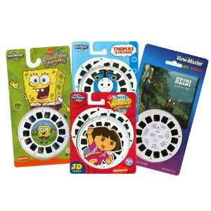    View Master Scenic 4 Card Sets, Cartoon Pack #2: Toys & Games