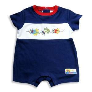   Company   Infant Boys Short Sleeve Romper, Navy (Size 24Months): Baby